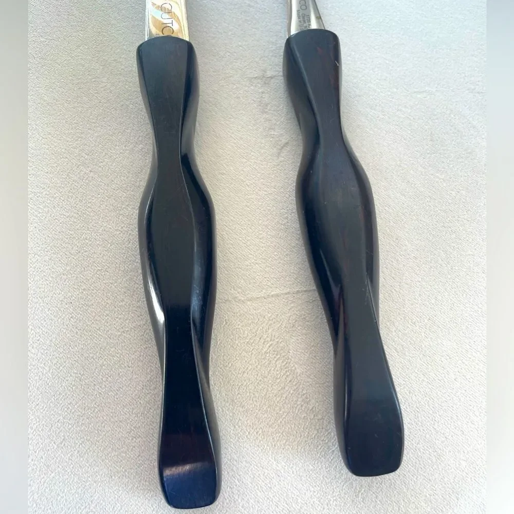 Cutco # 1726 KJ Fork & Mixing Large Serving Spoon 17 KH  Classic Dark Brown
